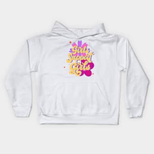 Girl support girl Kids Hoodie